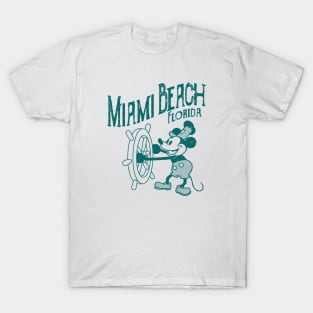 Steamboat Willie - Miami Beach Florida T-Shirt